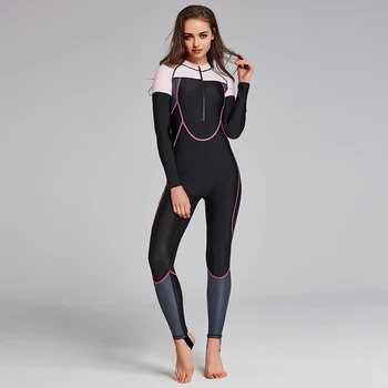 Dame Celotno Telo, Kopalke enodelne Quick-Dry Deskanje Obleko Obleka UV-odporne Plavalna Obleka Toplo Ženske Snorkeling Obleko