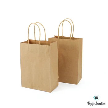 Darilne vrečke, veliko 24 kraft papir za vreče, darilne vrečke, rjave papirnate vrečke, darilni papir, vrečke za trgovino