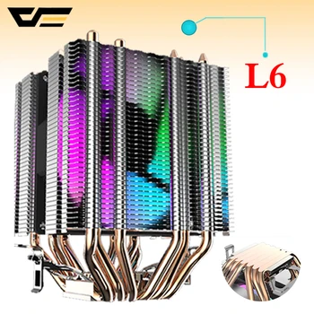 Darkflash CPU Hladilnik 6 Heatpipes z led Ventilator 3pin 90 mm CPU Ventilator za Računalnik LGA/2011/775/115x/1366 AM2/AM3/AM4