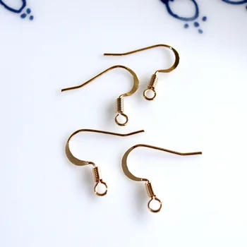 Debelo 20 kos/veliko pozlačeno uho žice uhan kljuke zaponko nakit, izdelava DIY za ženske