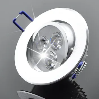 Debelo 9W Strop downlight LED Epistar stropne svetilke Vgradne Spot luči AC85-265v za domačo razsvetljavo led žarnica svetlobo