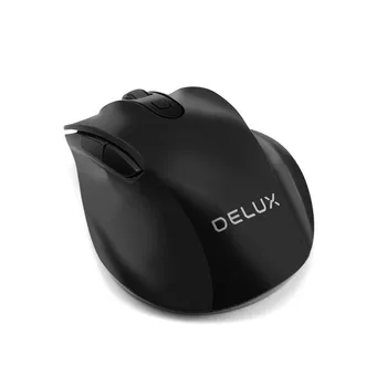 Delux M517 Brezžična Ergonomsko Gaming Računalnik Miške 2400 DPI Nastavljiv Optični Miši Z Zapestje Ostali Mouse Pad Za Prenosni RAČUNALNIK