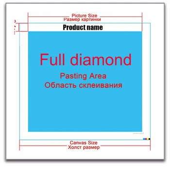 Diamond Mozaik Navzkrižno Šiv Kompleti Diamond Vezenine 