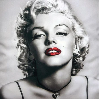 Diamond Slikarstvo Marilyn Monroe 5D DIY kvadratnih Diamond Vezenje Mozaik Kit Portreti Nosorogovo Sliko za Dekoracijo Doma