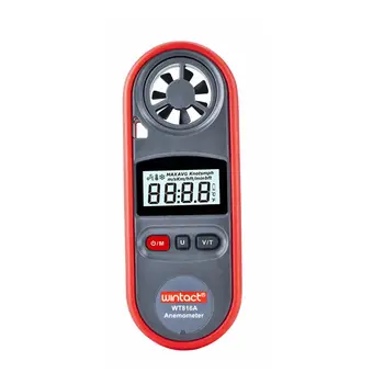 Digitalni Anemometer IP67 Air Hitrost Beaufort Obsega -10~45C C/F Temperatura Ukrep 30 m/s LCD Hitrost Vetra, Mraza Kazalnik Merilnik