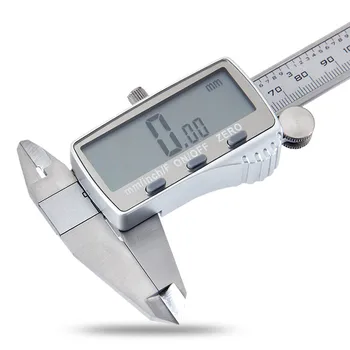 Digitalno kljunasto merilo 0-150mm Meritev/Palec/Frakcija Elektronski Vernier Čeljusti iz Nerjavečega Jekla Mikrometer za Merjenje Orodje Nova