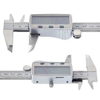 Digitalno kljunasto merilo 0-150mm Meritev/Palec/Frakcija Elektronski Vernier Čeljusti iz Nerjavečega Jekla Mikrometer za Merjenje Orodje Nova