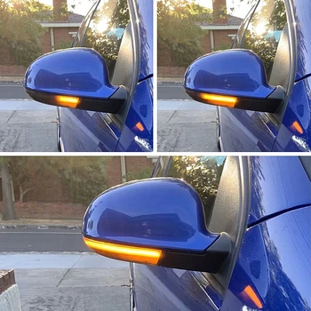 Dinamični Blinker Vključite Opozorilne LED Za Volkswagen GOLF 5 GTI Varianta Jetta MK5 Passat B5.5 B6 Plus EOS Sharan Odlično Ogledalo svetlobe