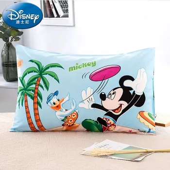 Disney bombaž blazino prevara za otroke spalnica Strela McQueen Avtomobilov Mickey Mouse vzglavnik zajema 3d-tiskana posteljnina fantje
