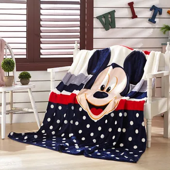 Disney Mickey Minnie Odejo, Vrgel Mehko Flanela Risanka Šiv Zamrznjene za Otroka dekleta na Posteljo, Kavč Kavč otrok volnene odejo