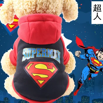 Disney Oblačila za Pse Superman Kapetan Pet Oblačila francoski Buldog Kuža Pes Kostum Pet Jumpsuit Oblačila za Majhne Pse Kuža