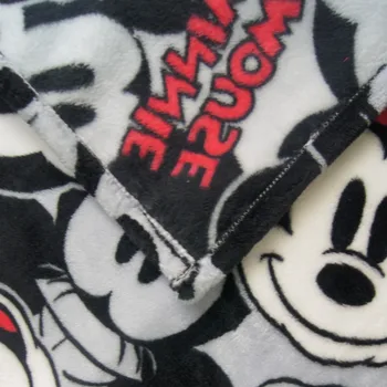 Disney Risanke Črno In Belo Minnie Mickey Mouse Mehko Flanela Odejo Vrgli Darila Za Fante In Dekleta Na Kavč