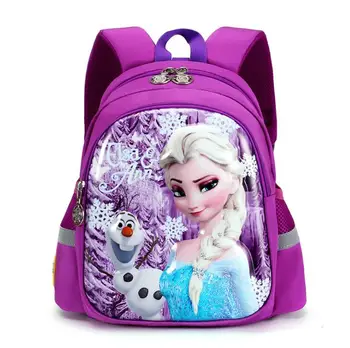 Disney Zamrznjene vrečko srčkan šola vrečko Snega Damo vrečke elsa olaf otrok Igrača, lutka nahrbtnik za dekleta