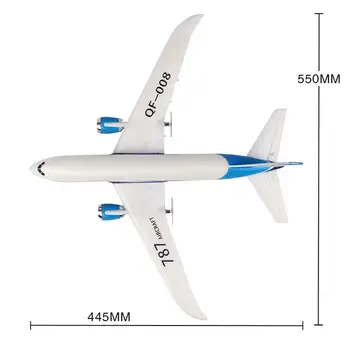 DIY EPP Daljinski upravljalnik RC Letalo Drone Boeing 787 Fiksno Krilo Letalo Komplet Igrač šest-osni žiroskop, Igranje z otroki