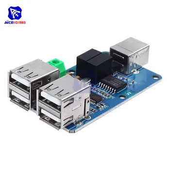 Diymore 4 Kanali ADUM3160 B0505S 1500V USB na USB Napetost Izolator Modul Spojka Protection Board Podporo 12Mbps 1.5 Mb / s