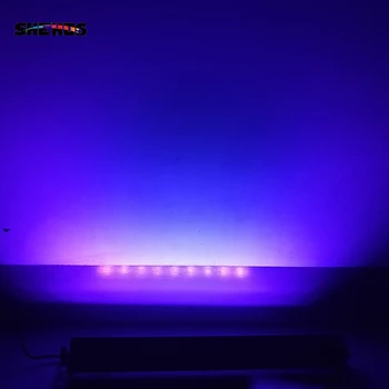 DMX Brezžični Daljinski upravljalnik LED Stenska Podložka Ultravijolično Svetlobo 9x3w 6x3w Strobe Zvok Dejanje Delovanje Fazi Bar Učinek Svetlobe