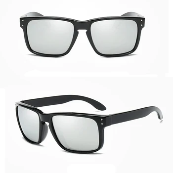 Dokly Moških Polarizirana sončna očala moda Buljiti Oblikovalec Čelu Barvna Prevleka Leče, sončna Očala Moških Oculos De Sol, UV 400