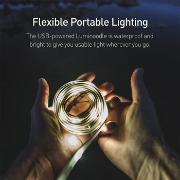 Donwei Nepremočljiva 5V LED Kamp Svetilka Mini Kamp Luči na Prostem Pohodništvo Sili USB Svetlobni Trakovi Šotor Svetilka Visi svetilka