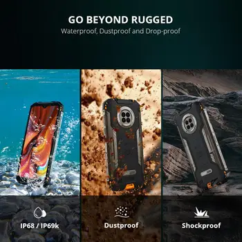 DOOGEE S96 Pro NFC IP68 shockproof telefon 8GB + 128GB / MIN 20MP Ir Nočno Vizijo Okta Core Android 10.0 Krepak Pametne telefone