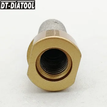 DT-DIATOOL 2pcs/nastavite Premer 20 mm, Vakuumske Brazed Diamond prst bitov za Porcelana Keramični slemenjak kamniti pult Z Navoj M14