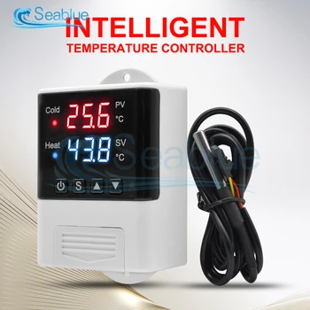 DTC2200 DTC2210 AC 110V-220V LED Digitalni Thermoregulator Termostat Temperaturni Regulator Hlajenja, Ogrevanja, Stikalo Senzor DS18B20