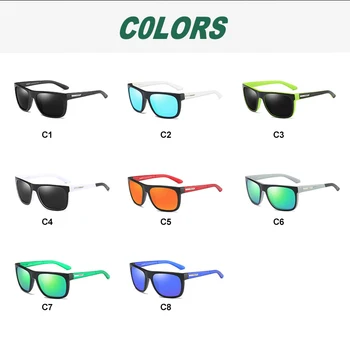DUBERY Polarizirana sončna Očala za Moške Ovalne Klasičnih Prostem Vožnje Ribolov sončna Očala Modro Zeleno Ogledalo Odtenki UV Zaščita