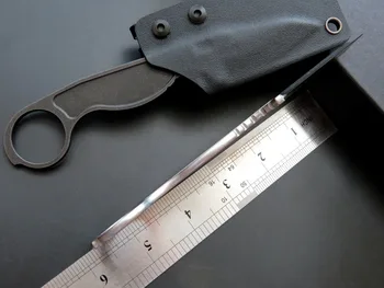 Eafengrow C1101 Naravnost Nož kamen-Pranje Površine Rezilo ANT D2 jekleni Lovski Nož Prostem Kampiranje EOS nož