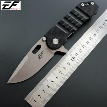 Eafengrow EF36 58-60HRC D2 Rezilo G10 Ročaj Zložljiv nož za Preživetje Taborjenje orodje Lov Žepni Nož taktično eos prostem orodje