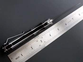 Eafengrow EF36 58-60HRC D2 Rezilo G10 Ročaj Zložljiv nož za Preživetje Taborjenje orodje Lov Žepni Nož taktično eos prostem orodje