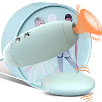 Električni Jezika Vibrator Jajce Klitoris Stimulator Nastavek Sesanju Vibrator Vagina Massger 38*91mm