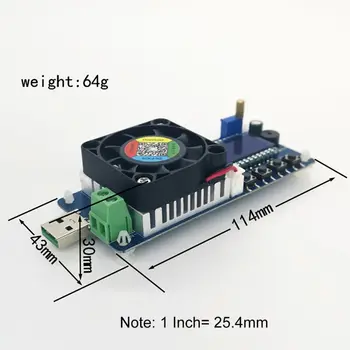 Elektronski Vstavite USB Vstavite Tester 25 W/35W Konstantnim tokom Zmogljivost Baterije Tester