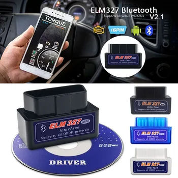 Elm327 OBD2 Bluetooth Strokovno Scan Orodje Za Hyundai Mazda Mazda Subaru Buick Peugeot Android V2.1 Avto Diagnostiko Skener