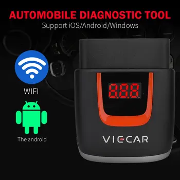 ELM327 V2.2 Bluetooth/Tip-C VIECAR VP003 OBD2 optičnega PIC18F25K80 Auto Diagnostično Orodje, OBDII za Android/IOS/Windows