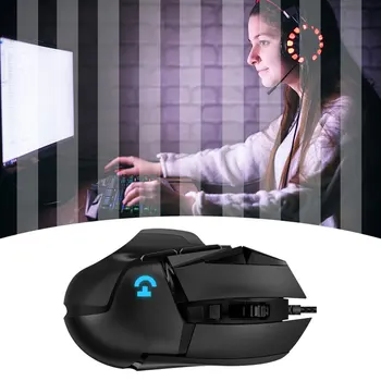 Ergonomska Oblika G502 Žično Gaming Mehansko Miško RGB Gaming Anti-znoj LED Osvetljen Praktično Žično Miško