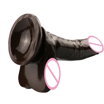 Erotično Mehkega Jelly Vibrator Realne Bullet Analni Vibrator Crystal Trak na Velik Penis Sesalni Igrače za Odrasle Sex Igrače za Ženske