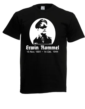 Erwin Rommel Sem Uroke Sem Zabavno I Smešno Bombaža Moške Klasične 2019 Hip Hop Street Nositi Oblačila Osebno Majice