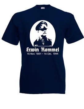 Erwin Rommel Sem Uroke Sem Zabavno I Smešno Bombaža Moške Klasične 2019 Hip Hop Street Nositi Oblačila Osebno Majice