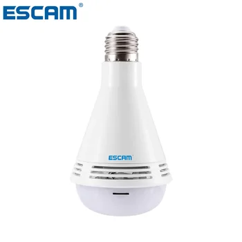 ESCAM QP137 IP WiFi Kamera 2MP HD 1080P 360-Stopinjski Panoramski Bluetooth Zvočnik Žarnice Varnostne Kamere