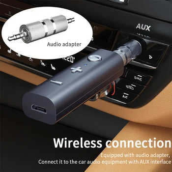 Essager Bluetooth 5.0 Sprejemnik Za 3.5 mm Jack za Slušalke Brezžični vmesnik Bluetooth, Aux Audio Glasba Oddajnik Za Slušalke