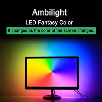 EU/ZDA/VB 1/5M LED Trak RGB Led Svetlobni Trak, Vodotesen LED Luči, Prilagodljiv Z Bluetooth Fantasy Dekorativne Luči USB WS2812B
