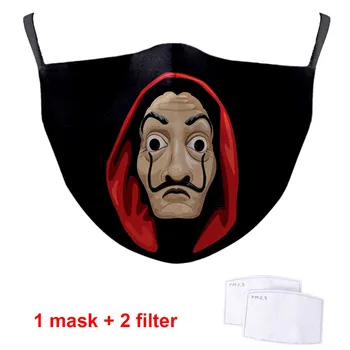 Filtri Dustproof Maske Človek, Ženska 3D Dal PM2.5 Filtrov, Pol Obraza, Ust Muffles Ponovno Stroj Mehka Obraz, Usta Kritje masko