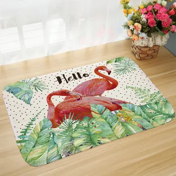 Flamingo Natisnjeni Anti-slip preproga Sesanje kuhinja bedroon kopel predpražnike Doma Vhod molitev mat 40*60 cm 0013