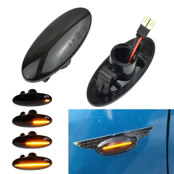 Flasher Avto Dinamično Blinker Kazalnik Black SMD LED Vključite Signal Strani Marker Luči Za Smart Forfour W453-2019