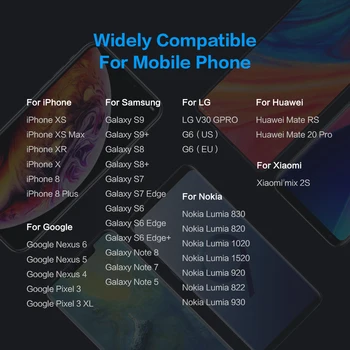 FLOVEME Qi Brezžični Polnilnik Za iPhone12 11 Max Plus 8 9 mm Ultra Tanek Brezžično Polnjenje Tipke Za Samsung S8 S9 S10 Plus Opomba 9