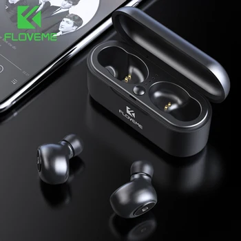 FLOVEME TWS 5.0 Bluetooth Slušalke Za Xiaomi Redmi Brezžične Slušalke Slušalke Slušalke 3D Stereo Zvok Čepkov Dvojni Mikrofon