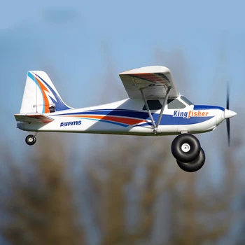 FMS RC Letalo 1400mm Vodomec Trener Začetnik Letalo Vode Z Zavihki Plava Smuči Reflex Žiro PNP Model Letalo Letalo Avion