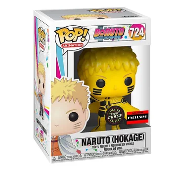 Funko pop Naruto boruto 724 Naruto Hokage Limited Edition Vinil Lutke Slika Model Igrače Za Otroke Božično Darilo
