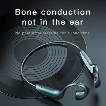 G-100 Bluetooth 5.1 Kostne Prevodnosti Slušalke Odprte Ear Brezžične Slušalke Sweatproof za Kolesarjenje, Tek Vožnje