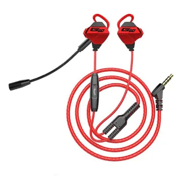 Gaming Slušalke 3.5 mm Vtičnica za Slušalke E-Šport Žične Stereo Slušalke s Snemljivo Dvojno Mic Igralec Čepkov za PC Telefoni PS4 Xbox