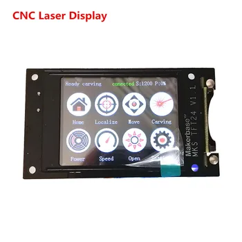 GRBL 1.1 prikaz brez POVEZAVE na krmilnik TFT24 zaslon na dotik CNC lasersko LCD monitor diy cnc deli združljiv 3018 pro laser CNC stroja